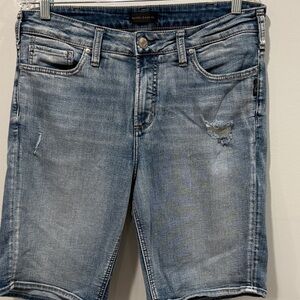 Silver Jeans Light Blue Jean Shorts